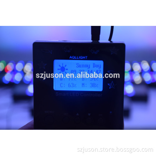 New design programmable intelligent coral reef lighting SPS LPS led aquarium light for saltwater freshwater fish tank